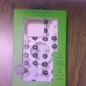 kate spade Black and White Floral Phone Case